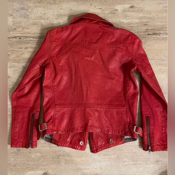 Vintage Levi’s leather look Jean jacket - Picture 2 of 2